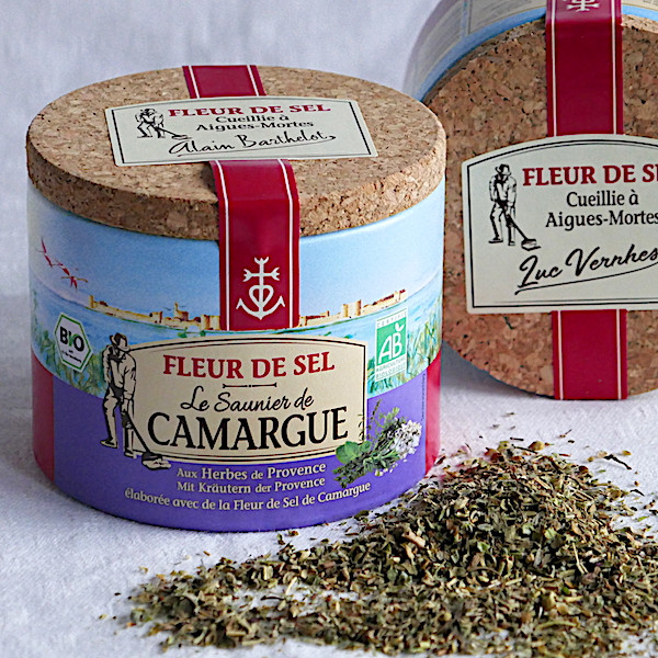 Fleur de Sel de Camargue Bio Kräuter der Provence "Le Saunier"