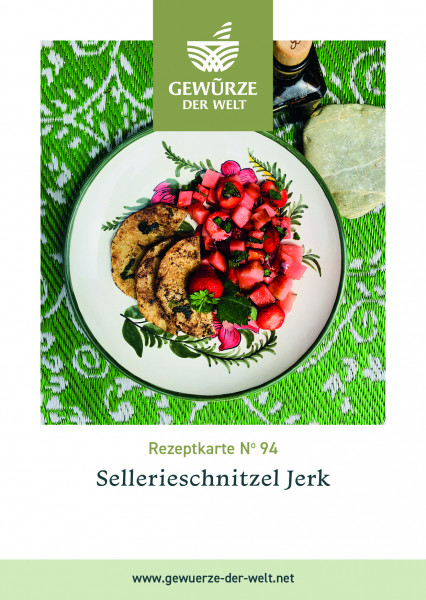 Rezeptkarte N°94 Sellerieschnitzel Jerk