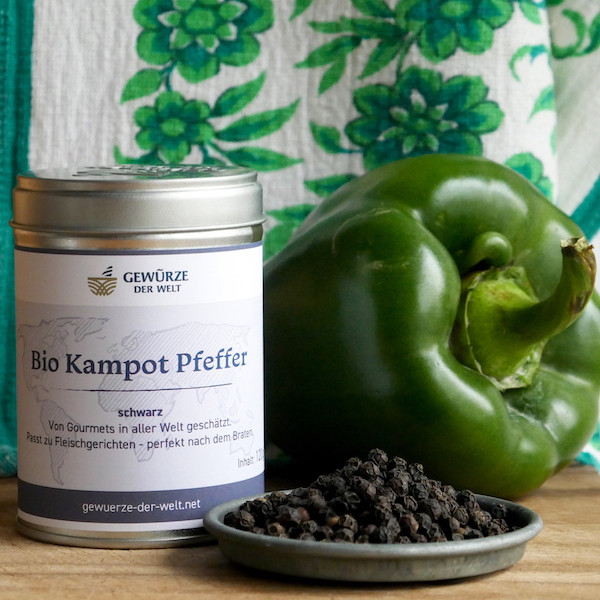 Bio Kampot-Pfeffer schwarz