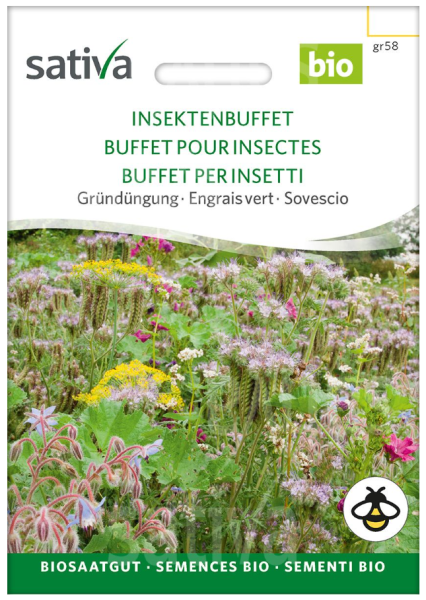 Bio Saatgut - Gründüngung Insektenbuffet