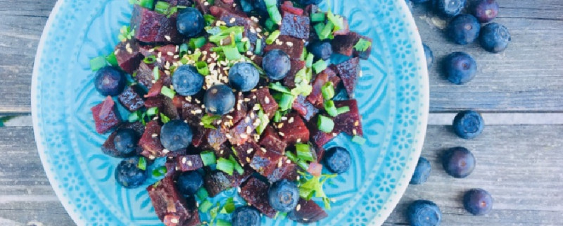 Rote Bete-Salat mit Purple Curry