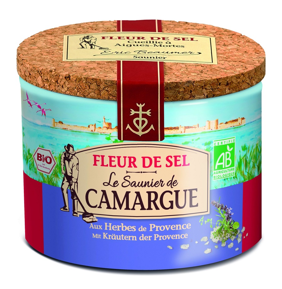 Fleur de Sel de Camargue Bio Kräuter der Provence "Le Saunier" Salze
