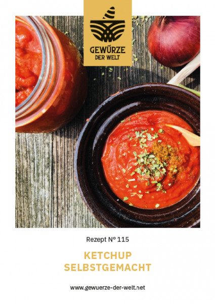 Rezeptkarte N°115 Ketchup selbstgemacht