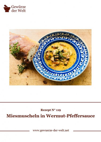 Rezeptkarte N°119 Miesmuscheln