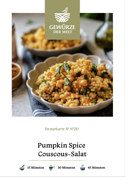 Rezeptkarte N°281 Pumpkin Spice Couscous-Salat