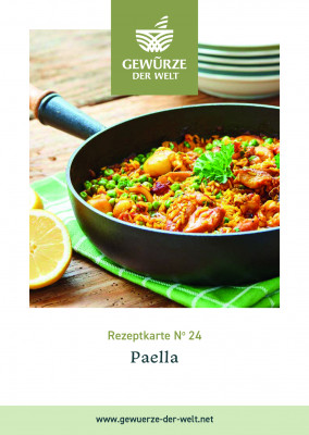 Rezeptkarte N°24 Paella Rezeptkarte N°24 Paella