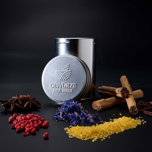 Große Aromadose mit Schraubdeckel