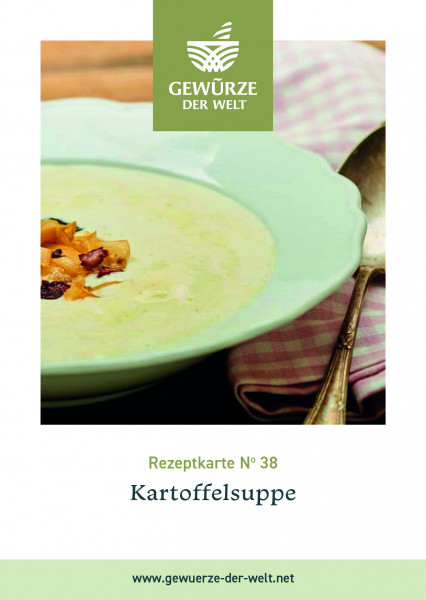 Rezeptkarte N°38 Kartoffelsuppe