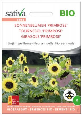 Bio Saatgut - Sonnenblume Primrose
