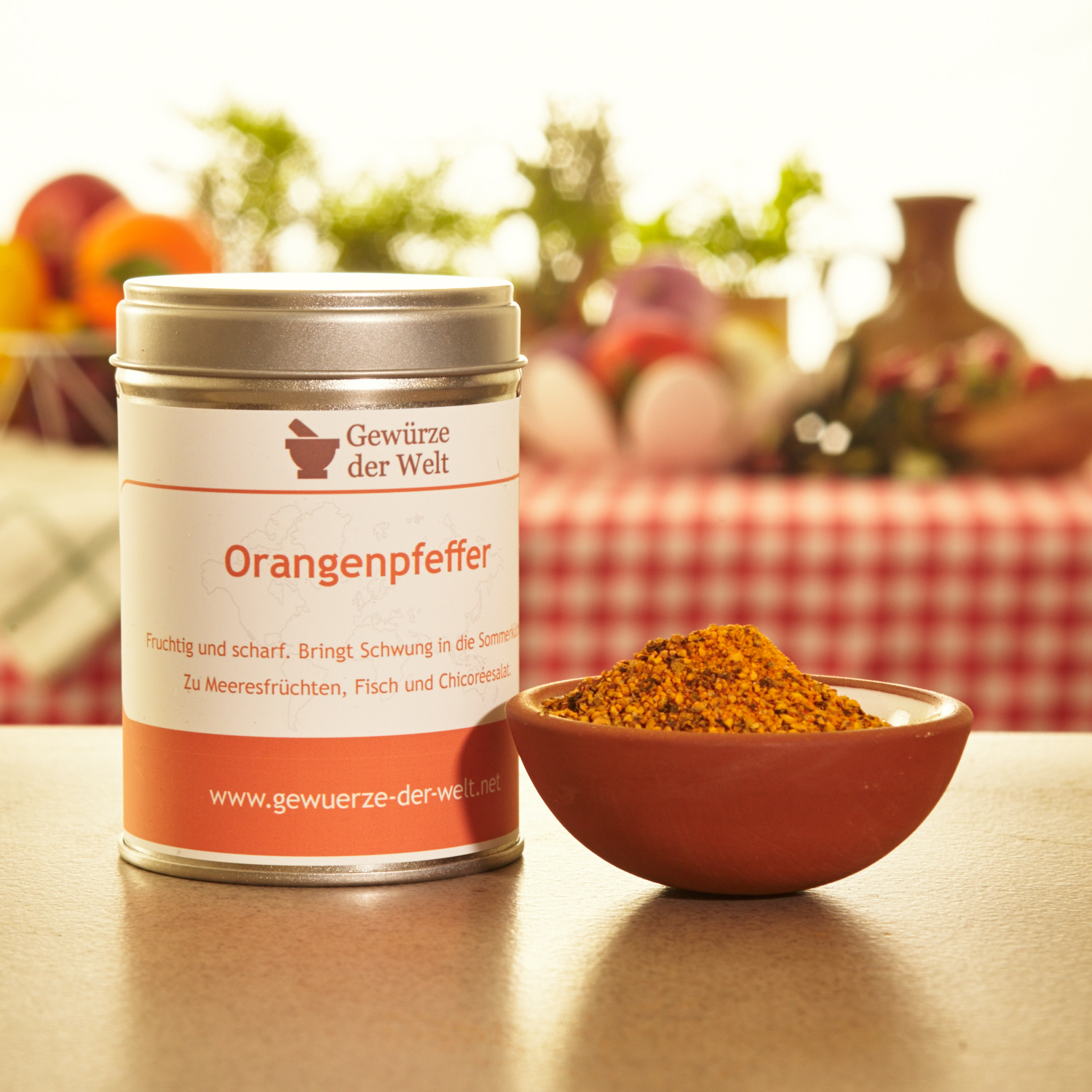 Orangenpfeffer fruchtig-scharf | Pfeffer | Gewürze der Welt