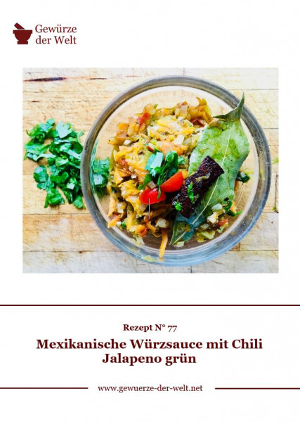 Rezeptkarte N°77 Mexikanische Würzsauce