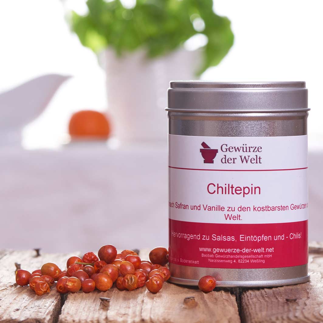 Chiltepin ganz Chilis Gewürze der Welt