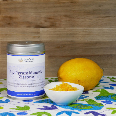 Bio Pyramidensalz Zitrone Bio Pyramidensalz Zitrone