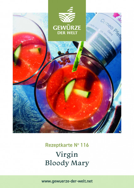 Rezeptkarte N°116 Virgin Bloody Mary