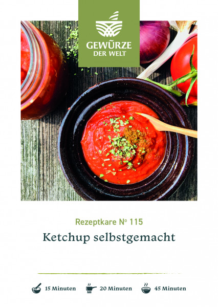 Rezeptkarte N°115 Ketchup selbstgemacht