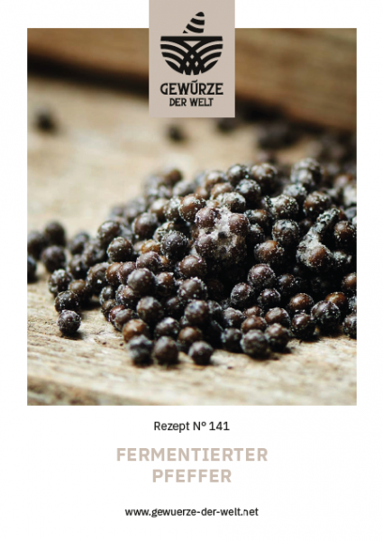Rezeptkarte N°141 Fermentierter Pfeffer