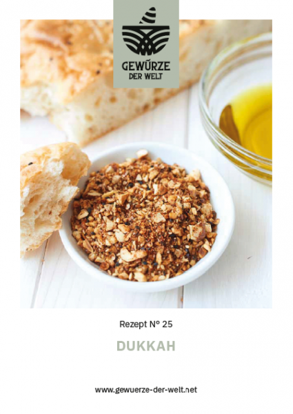 Rezeptkarte N°25 Dukkah