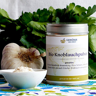 Bio Knoblauchpulver Bio Knoblauchpulver