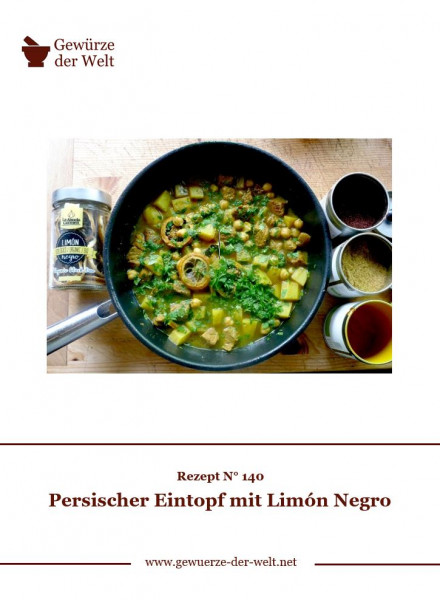 Rezeptkarte N°140 Persischer Eintopf mit Limón Negro