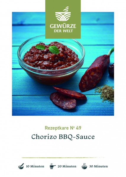 Rezeptkarte N°49 Chorizo BBQ-Sauce