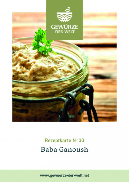 Rezeptkarte N°30 Baba Ganoush