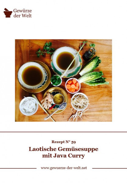 Rezeptkarte N°59 Laotische Gemüsesuppe