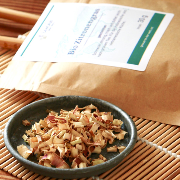 Bio Zitronengras geschnitten