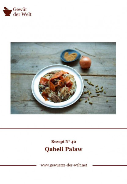 Rezeptkarte N°40 Qabeli Palaw