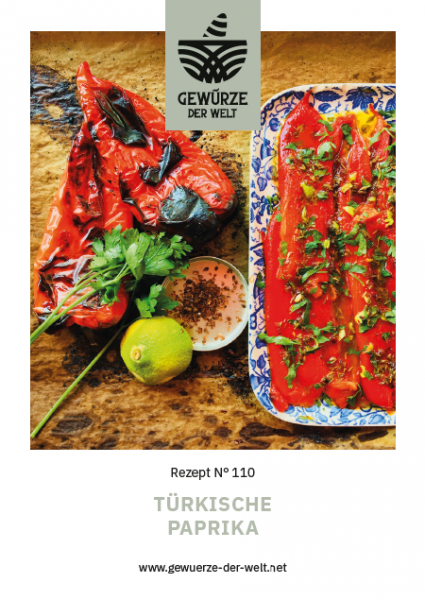Rezeptkarte N°110 Türkische Paprika