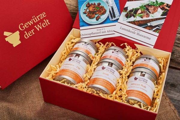 Geschenkset 'Dips & Rubs'
