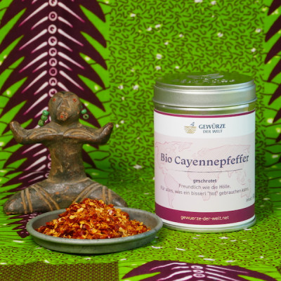 Bio Cayennepfeffer geschrotet Bio Cayennepfeffer geschrotet