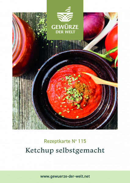 Rezeptkarte N°115 Ketchup selbstgemacht