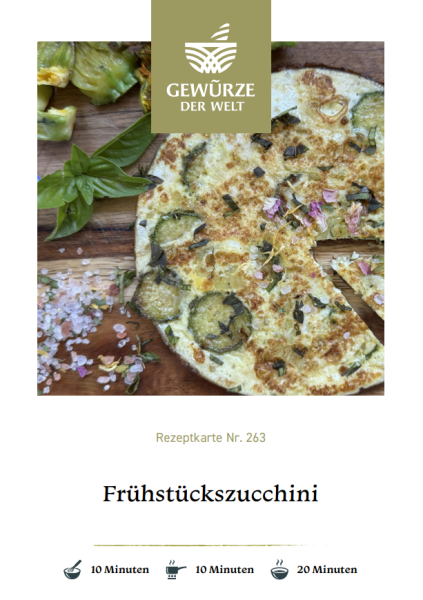 Rezeptkarte N°263 Frühstückszucchini