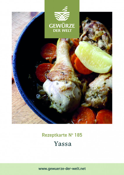 Rezeptkarte N°185 Yassa