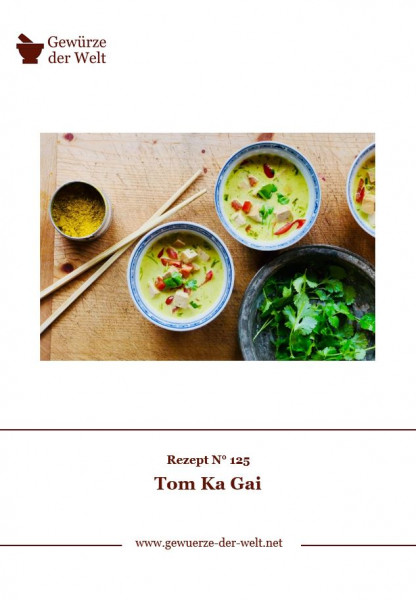 Rezeptkarte N°125 Tom Ka Gai
