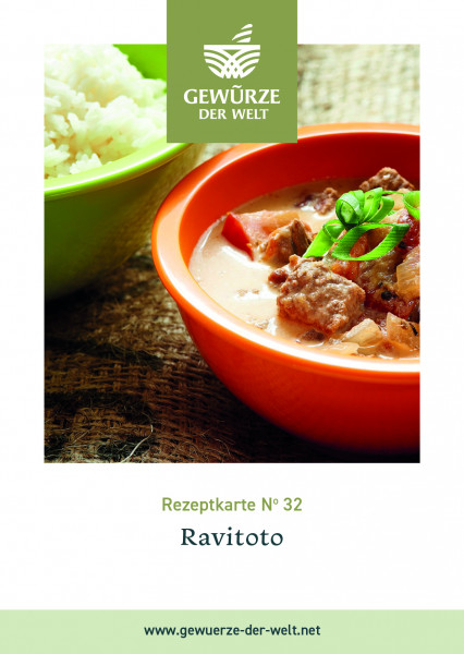 Rezeptkarte N°32 Ravitoto
