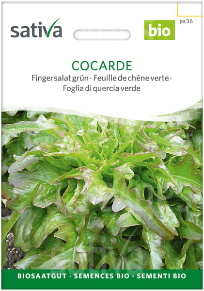 Bio Saatgut - Fingersalat grün Cocarde