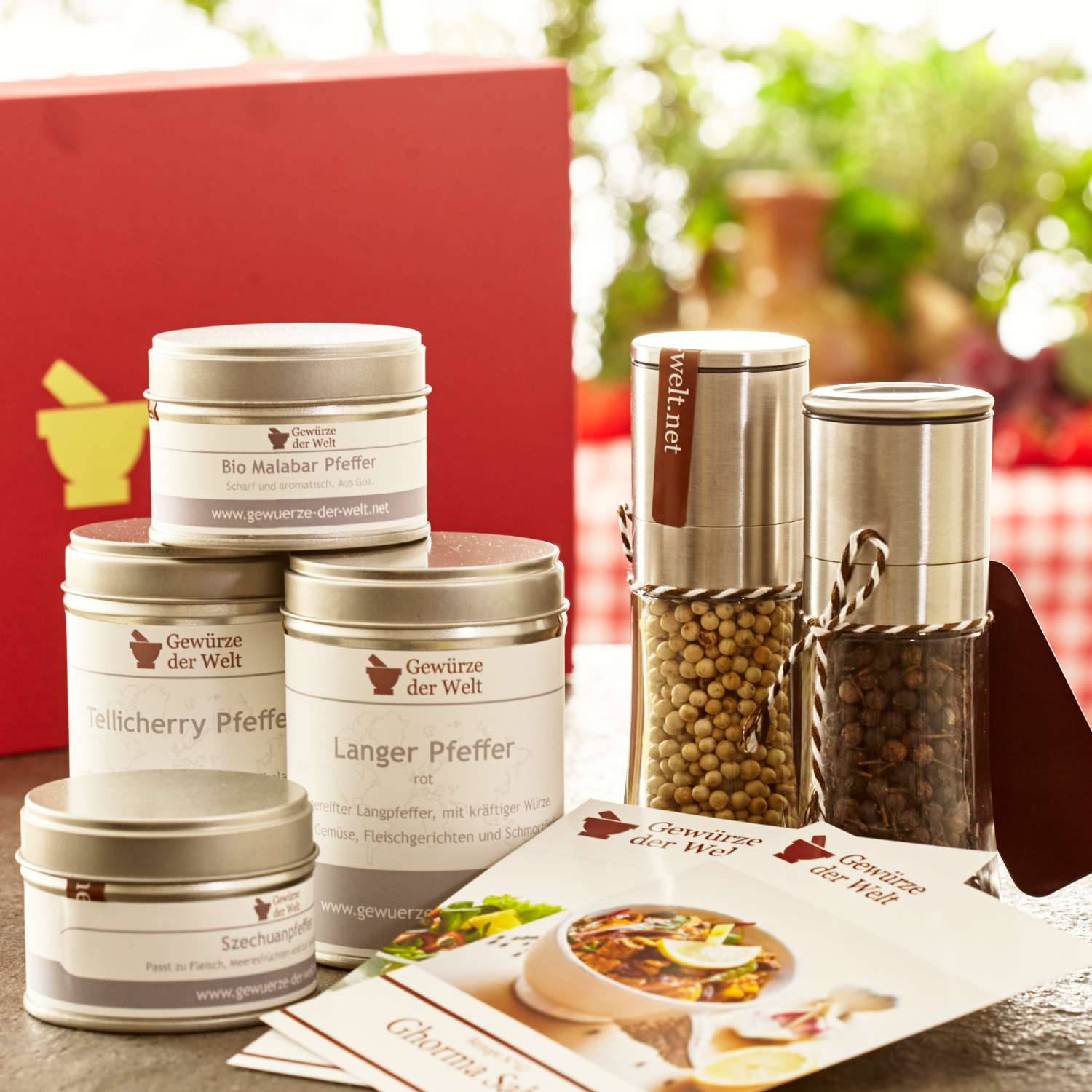 Geschenkset Pfeffer der Welt Geschenke Gewürze der Welt Geschenkset Pfeffer der Welt Geschenke Gewürze der Welt