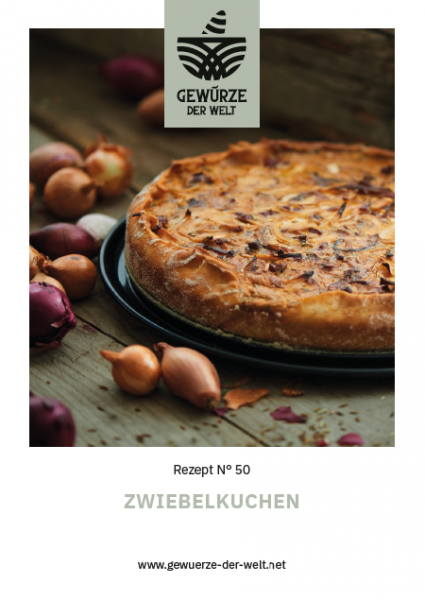 Rezeptkarte N°50 Zwiebelkuchen