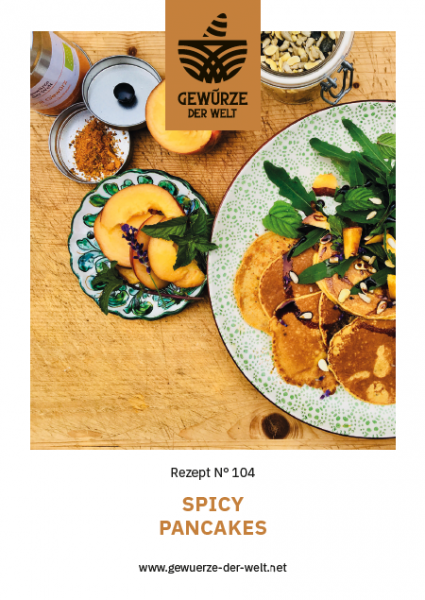Rezeptkarte N°104 Spicy Pancakes