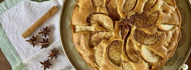 Einfacher Apfel-Gewürzkuchen