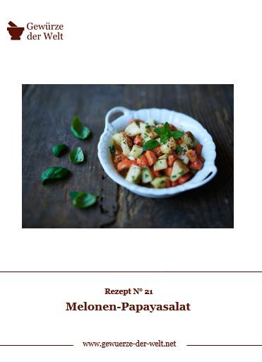 Rezeptkarte N°21 Melonensalat