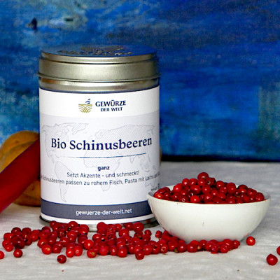Bio Schinusbeere ('Bio Rosa Pfeffer') Bio Schinusbeere ('Bio Rosa Pfeffer')