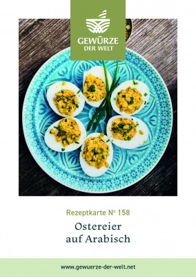 Rezeptkarte N°158 Ostereier auf Arabisch Rezeptkarte N°158 Ostereier auf Arabisch