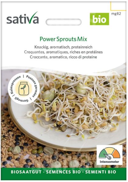 Bio Saatgut - Power Sprouts Mix Sprossensamen