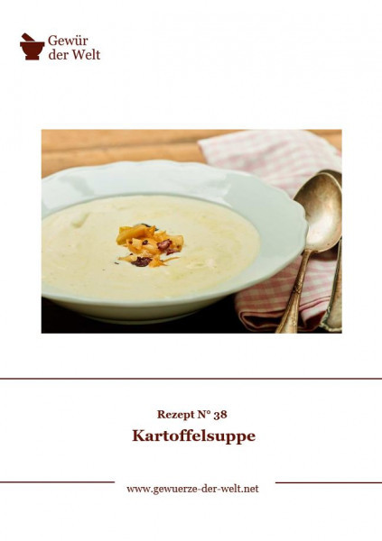 Rezeptkarte N°38 Kartoffelsuppe