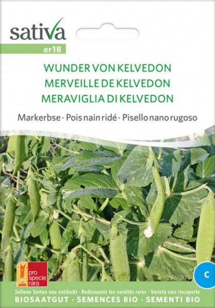 Bio Saatgut - Markerbse Wunder von Kelvedon
