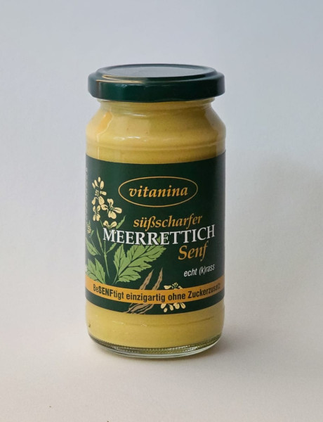 Süßscharfer Meerrettich-Senf