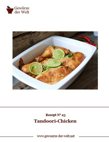 Rezeptkarte N°23 Tandoori-Chicken