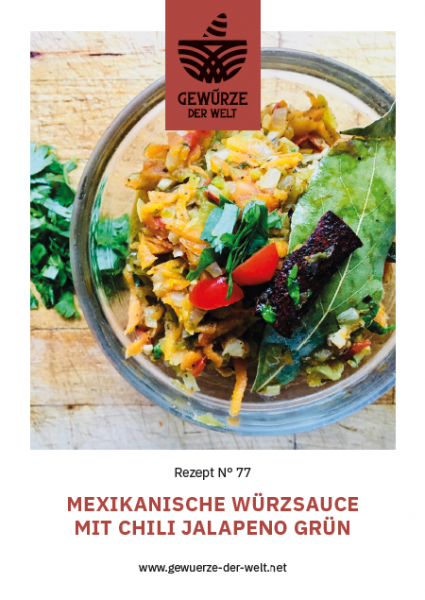 Rezeptkarte N°77 Mexikanische Würzsauce